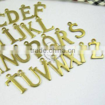 1set 26 Letters of Alphabet Raw Copper Charm,brass Charm,vintage Charm,charm for Necklace1891059 photo-3