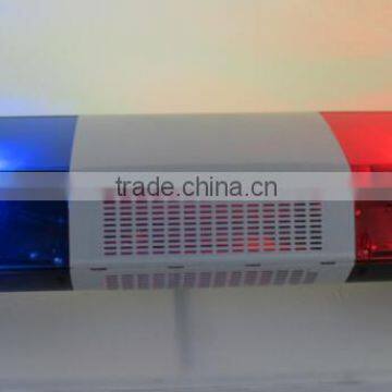 new arrived police red and blue emergency led lightbar with speaker and siren