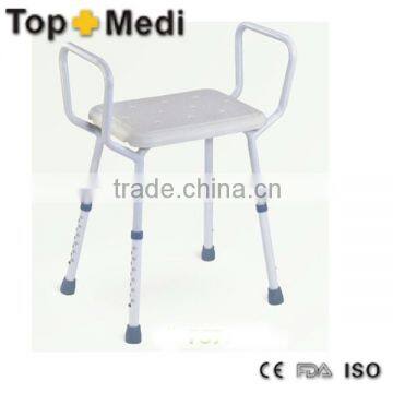 Rehabilitation Therapy Supplies TOPMEDI TBB7920L Hot Sale Bath Bench with Armrest for Disabled People