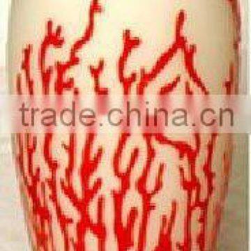 HIGH-BARREL SHAPE ART GALLE VASE