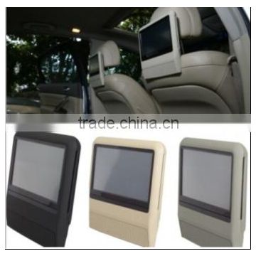 9" touch screen DVD car monitor headrest, headrest car dvd player