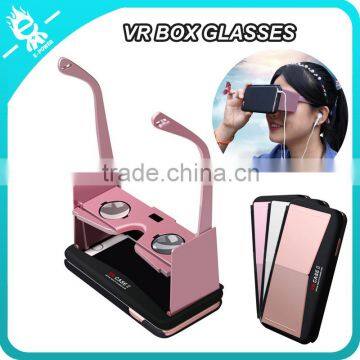 2016 2nd generation 3d vr box vr phone case vr box 3d glasses with remote
