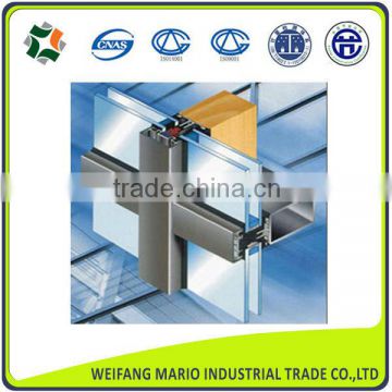 China factory top quality Customed Aluminum extrusion curtain wall profiles