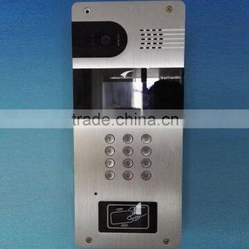 Color camera ID card access Video Phone Calling Door Intercom System