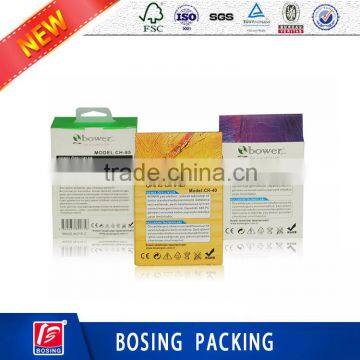Customized Phone Charger Packaging Box With PVC Window for Wholesale photo-2
