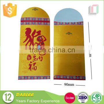 Wholesale zodiac rooster design red pocket custom chinses new year angpow packet with own logo printing