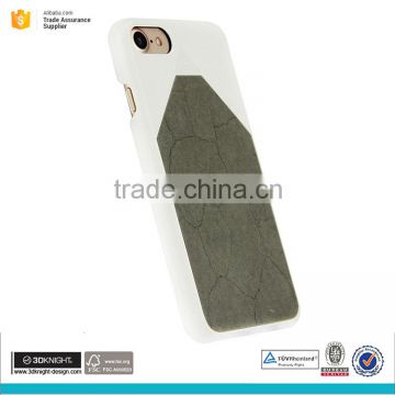 Spice mobile phone cover for iphone 7 white cement case factory price