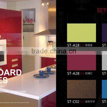 High Glossy Solid Color uv Mdf uv Particle Board photo-3