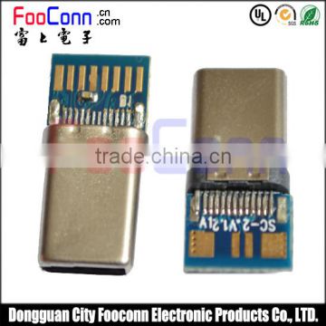 usb 3.1 c type female connector with PCB mount