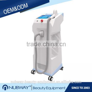 2017 New design cooling gel laser hair removal machine/epila laser hair remover/ Nubway 808nm diode laser hair machine