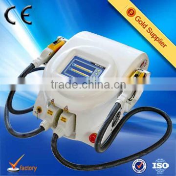 Hot selling imported lamp two handles 3000w 1-10hz IPL shr silk'n flash&go hair removal