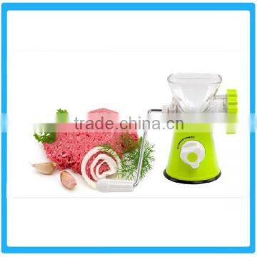 Good Quality Plastic Meat Mincer ,Mini kitchen use meat mincer ,New Home Portable Manual Mince Meat Grinder