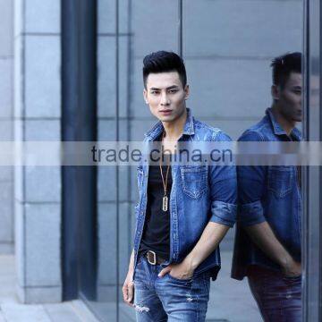 Vietnam High-Quality Men's Jean Jacket 2015