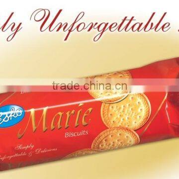 75g &150g Marie Biscuits Crisp Round Milk & Coffee Flavors