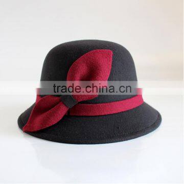 Wool felt cloche hat for sale