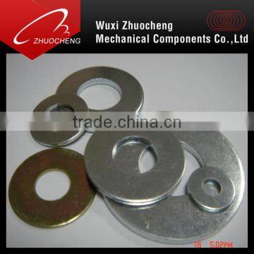 zinc plated hard flat washers f436