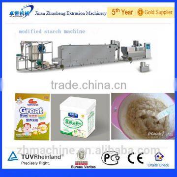 modified starch production line Twin screw extruder nutritional powder production line
