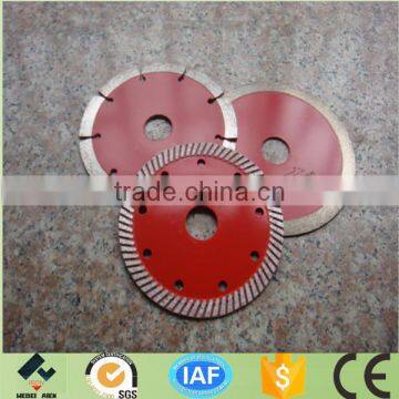 color painted dry diamond saw balde for grainte cutting