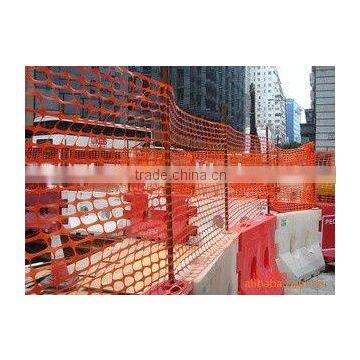 Orange Safety fence mesh