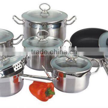 12 pcs duck mouth cookware set