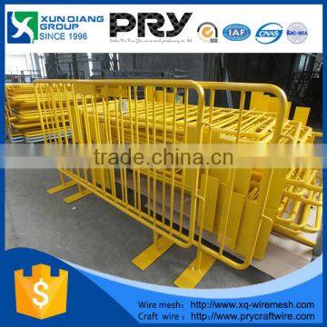 flat feet temporary fence /removable colored fence/Portable temporary fencing and crowd control barrier