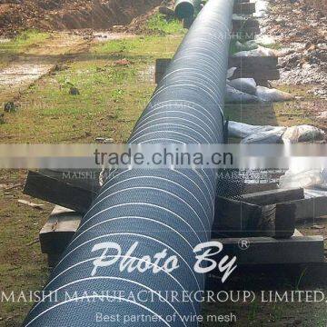 Plastic mesh for Pipeline protection