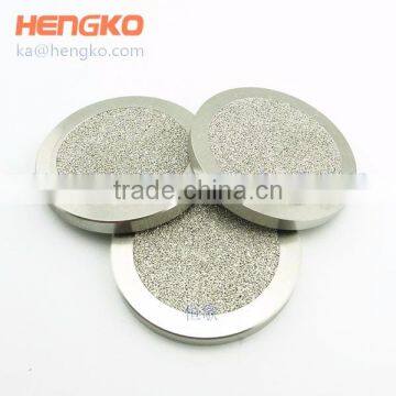 sintered porous SS 316L stainless steel alcohol filter disc