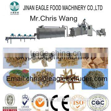 Texturized soya nuggets/chunks/mince meat machines