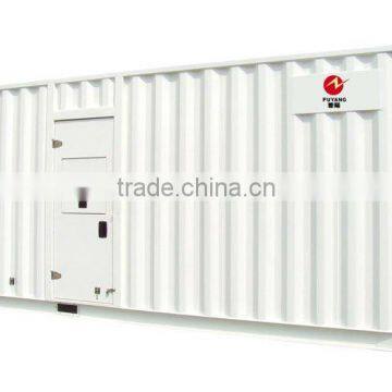 50Hz 400V Electric 2mw Trailer Mounted Containerized Diesel Generator With MTU