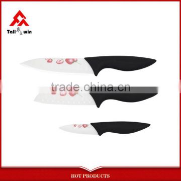 non-stick ceramic coating fruit carving knife set