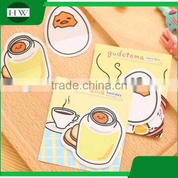 Promotional Wholesale Office Stationery Mini Portable Cartoon Egg Sticky Note photo-2