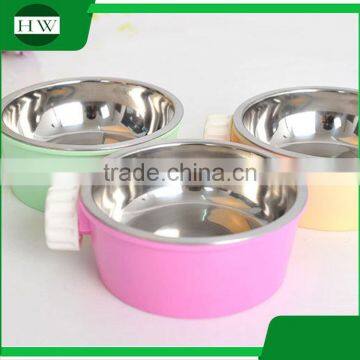 Pet Accessories Stainless Steel Fixed Cat Dog Pet Feeder Water Food Bowl photo-5
