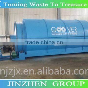 tyre pyrolysis oil with oil gas condense system for cooling