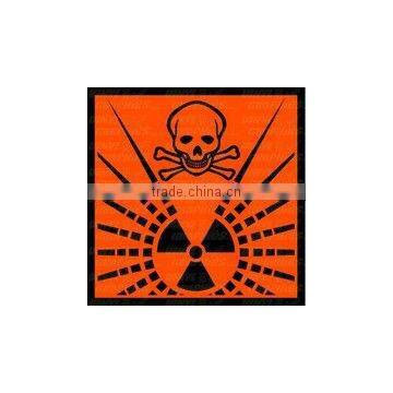 Danger Radioactive Safety Sticker