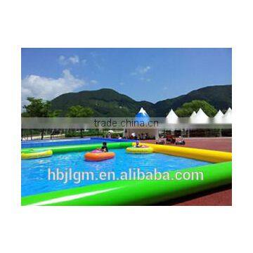 pvc vinyl knitted inflatable fabric for inflatable swimming pools