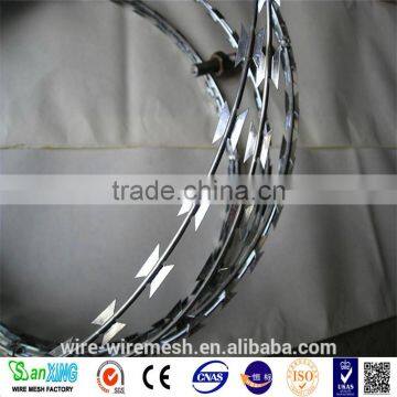 heavy duty and high quality galvanized razor barbed wire