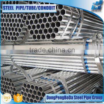 Tianjin factory cold formed threaded galvanized pipe 1 1/2 inch