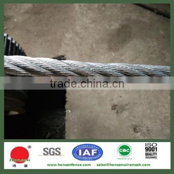 Ungalvanized or galvanized zinc steel wire rope