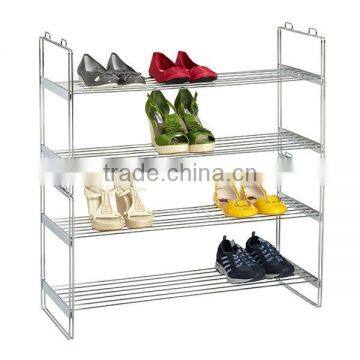 Easy to Assemble Sketable Metal Wire Shoe Rack photo-2