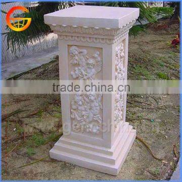 Fiberstone Flower Pot Stand Pillar Decoration Wedding photo-2