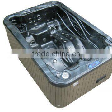 Factory Small Hot Bathtubs&whirlpool for 3 Person With 2 Lounge Seats Indoor Spa Bathtub for Family photo-2