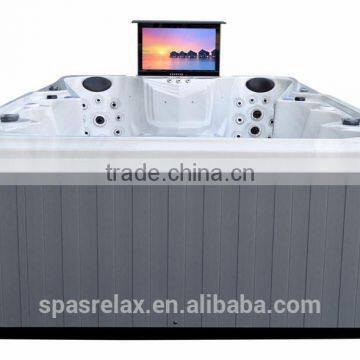 Fashion and Large Message Spa/bathtub Luxurious Hot Tub With TV With 111 Jets photo-5