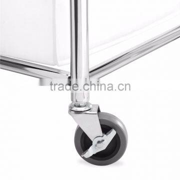 Vivinature Chrome Plating Frame Laundry Sorter With 4 Lift off Sorters photo-6