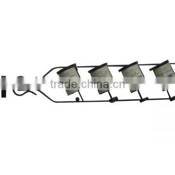 2015 Hot Selling Wall Mount Wine Rack Holds 4 Bottles for Home