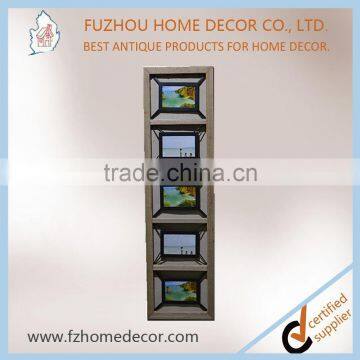 Hot Seller Decorative Antique Wooden Photo Frame With Metal Multi Opening photo-5
