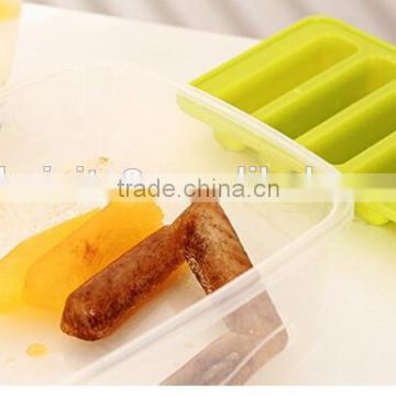 CY174 Silicone food garde ice cube tray mold DIY ice cream marker