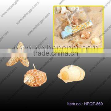 Beach Wedding Candles Sea Shells Starfish Candle