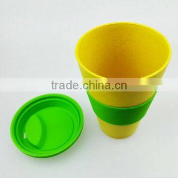 bamboo fiber drinking mug cup accept OEM