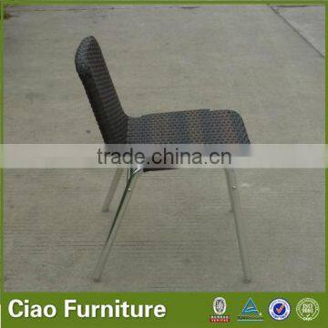 Stackable Rattan Dining Side Table and Chairs photo-3