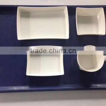 Skidproof ABS service airline food trays